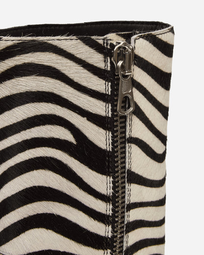 Dries Van Noten Leather Boots Zebra Boots Mid Boot 252-021707-302 900