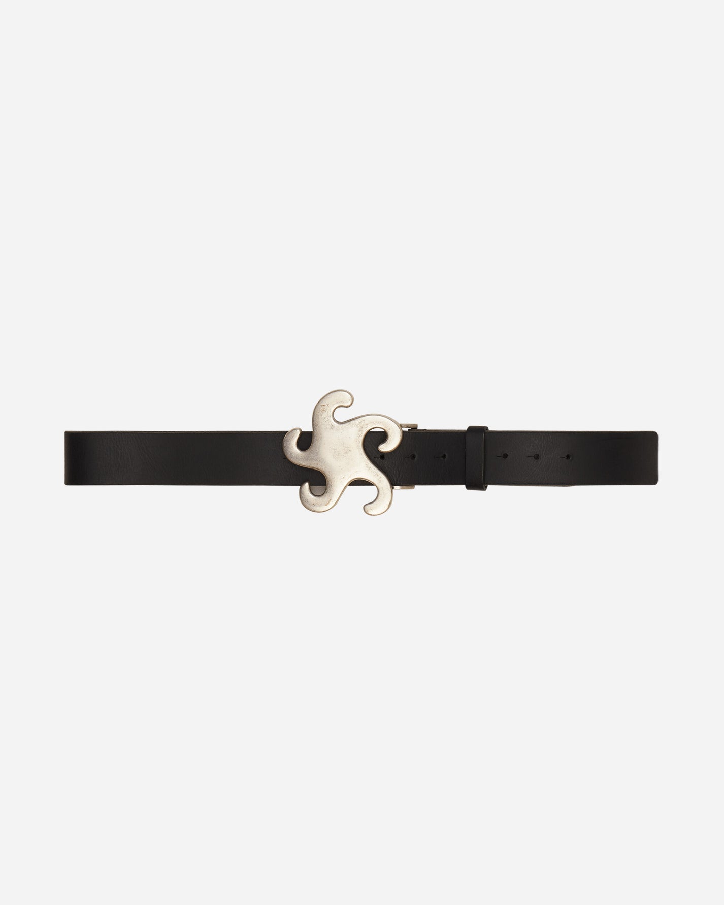 ERL Swirl Belt Leather Black Belts Belt ERL09K041 BLACK