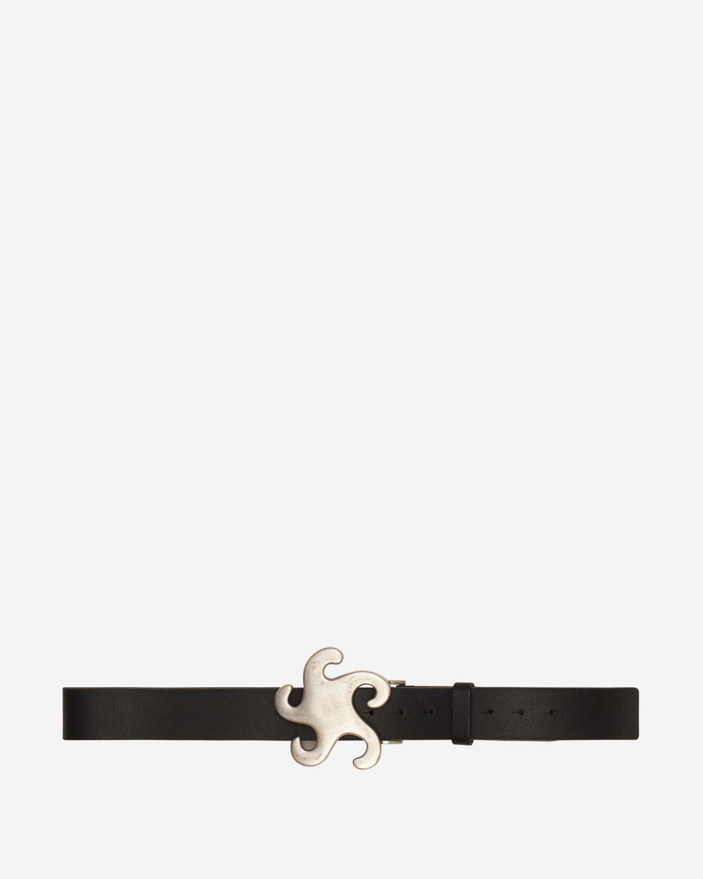 ERL Swirl Belt Leather Black Belts Belt ERL09K041 BLACK