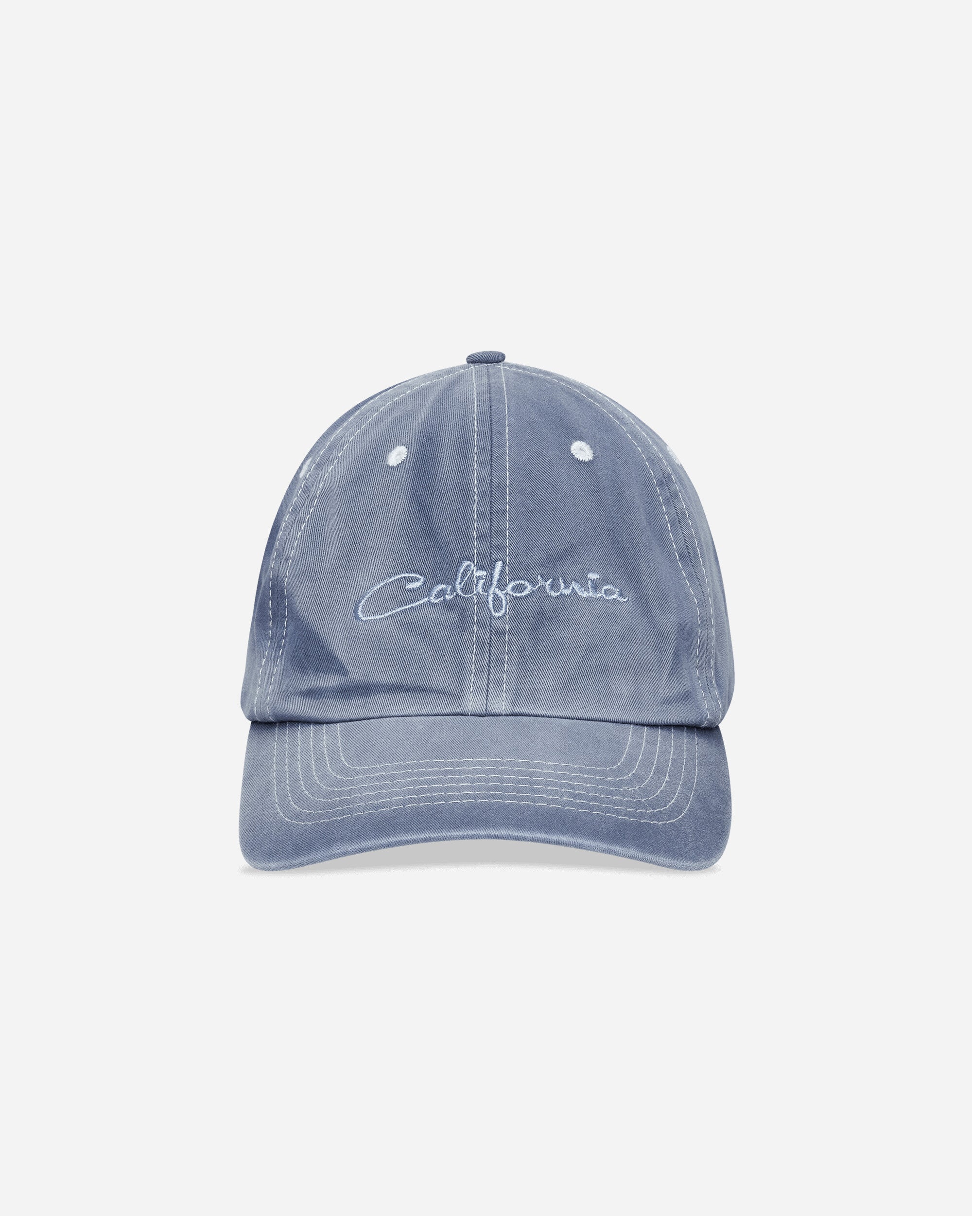 ERL Unisex California Cap Woven Navy Hats Caps ERL12K030 1