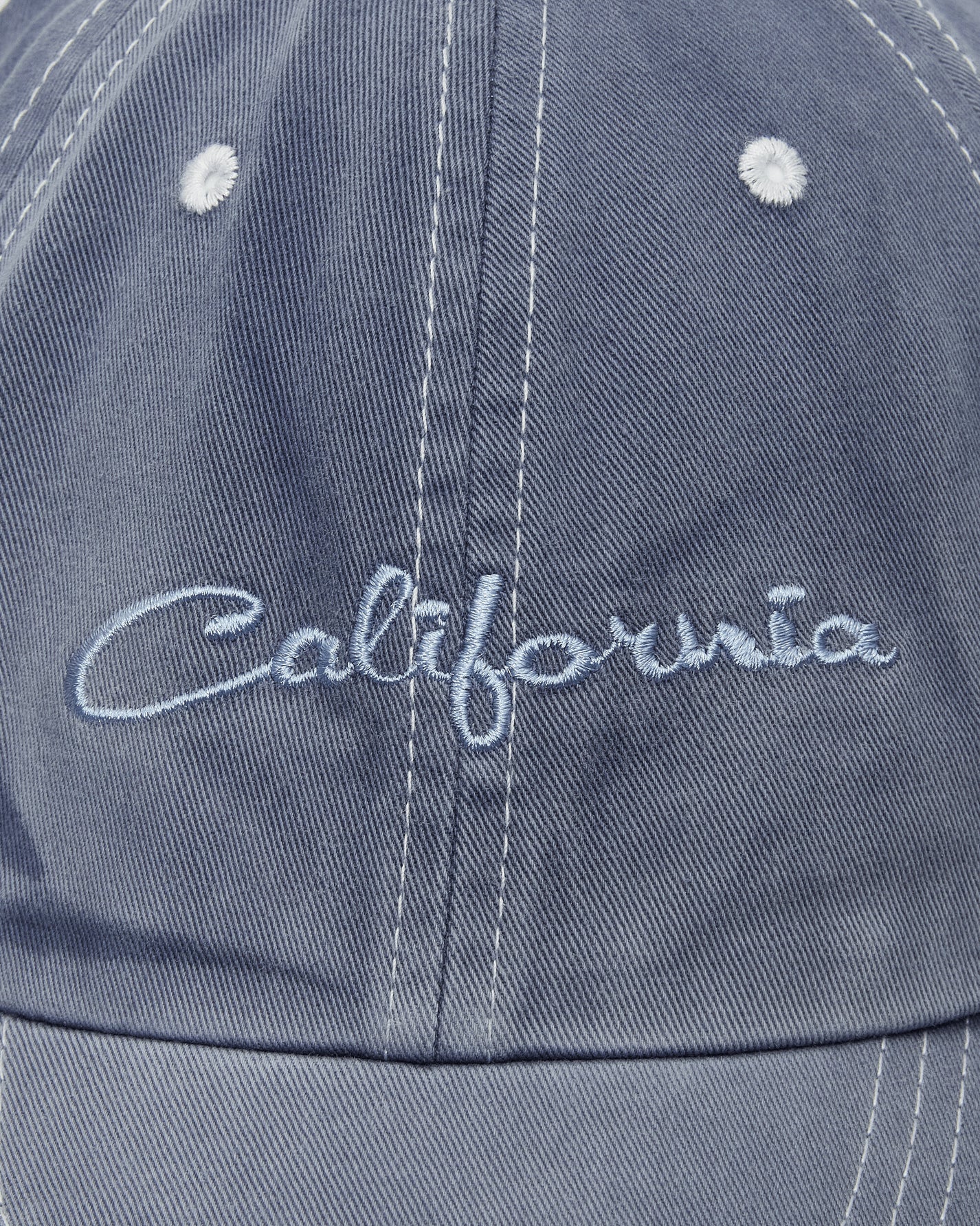 ERL Unisex California Cap Woven Navy Hats Caps ERL12K030 1