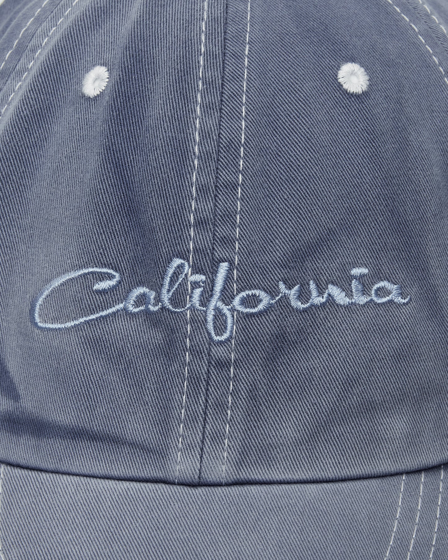 ERL Unisex California Cap Woven Navy Hats Caps ERL12K030 1