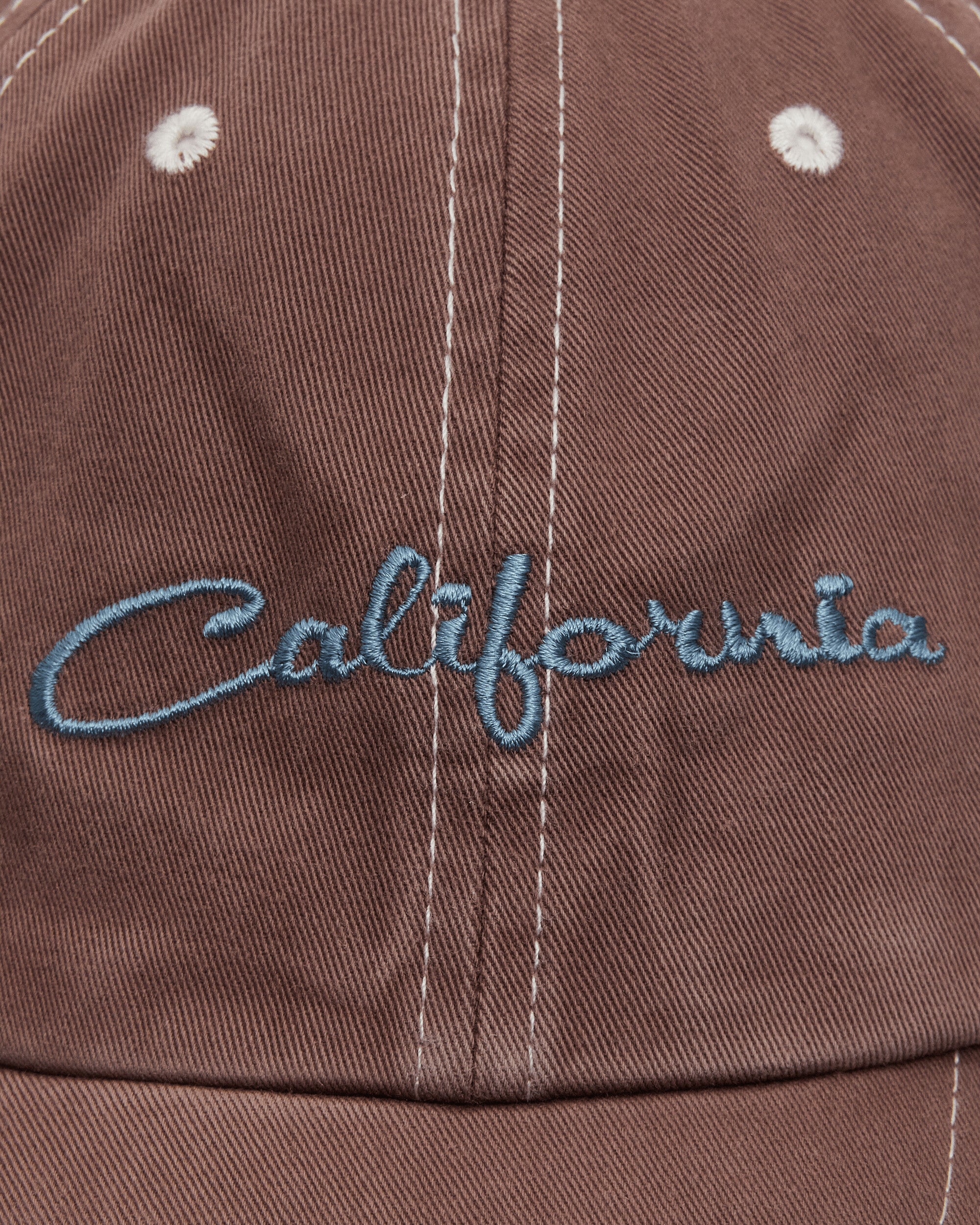 ERL Unisex California Cap Woven Navy Hats Caps ERL12K030 2