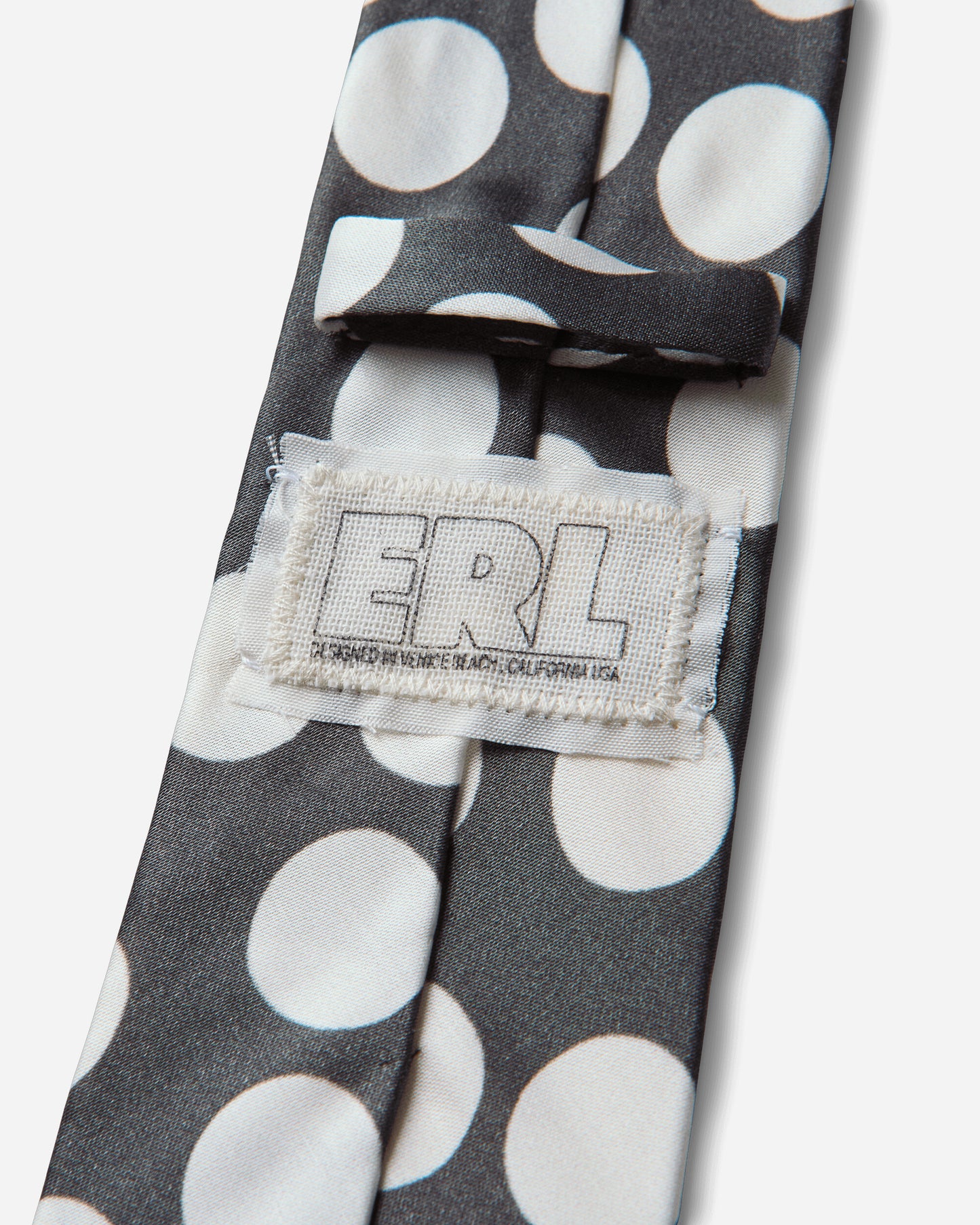 ERL Polka Dot Tie Woven WHITE Gloves and Scarves Scarves and Warmneck ERL13K019 2