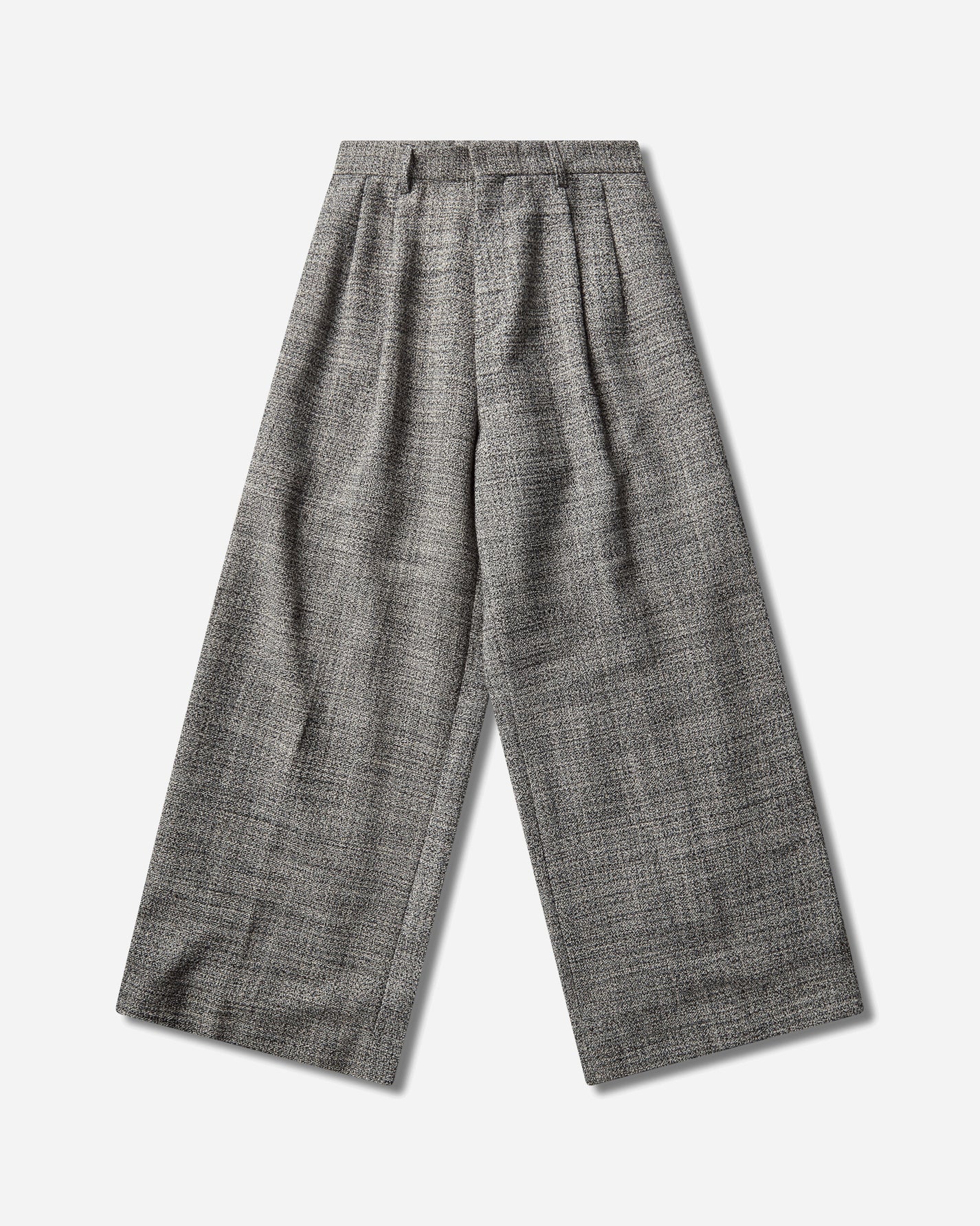 ERL Tweed Pants Woven BLACK WHITE Pants Casual ERL13P011 1