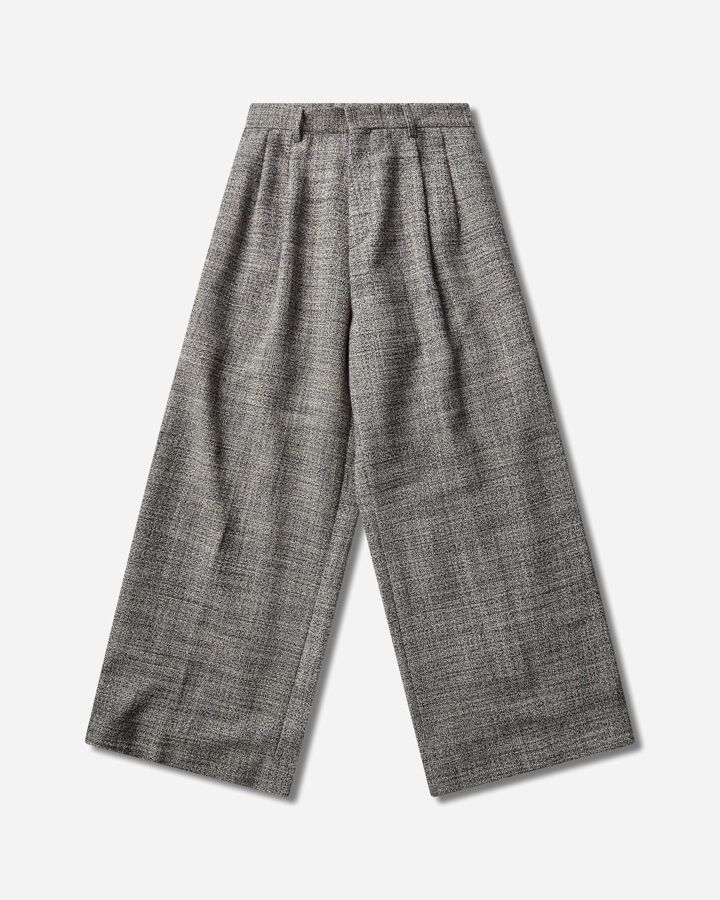 ERL Tweed Pants Woven BLACK WHITE Pants Casual ERL13P011 1