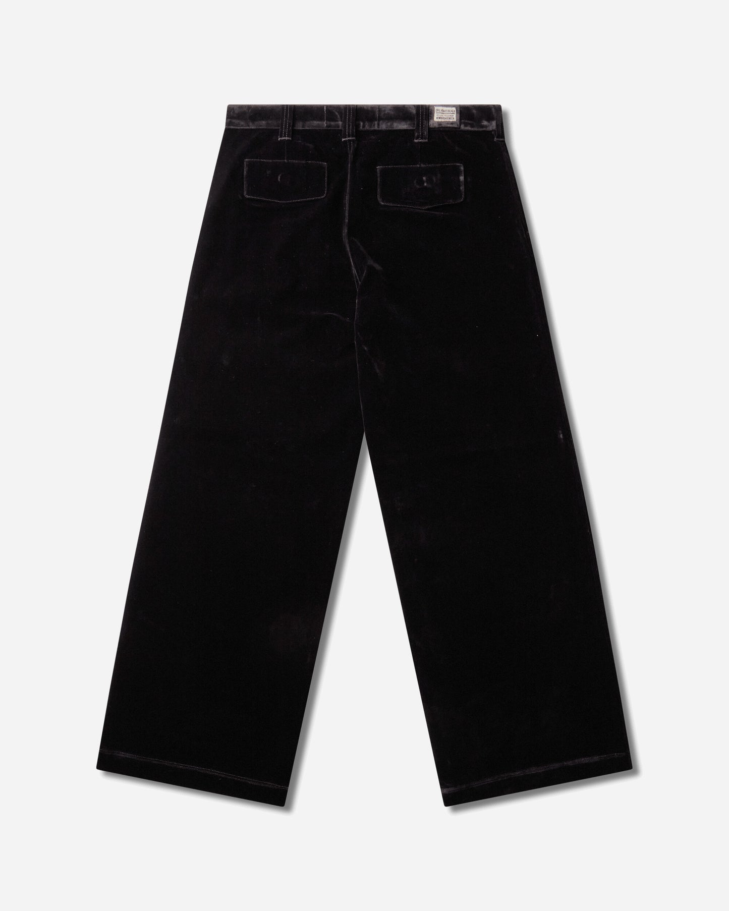 ERL Flocked Denim Chino Pants Woven BLACK Pants Chinos ERL13P016 1