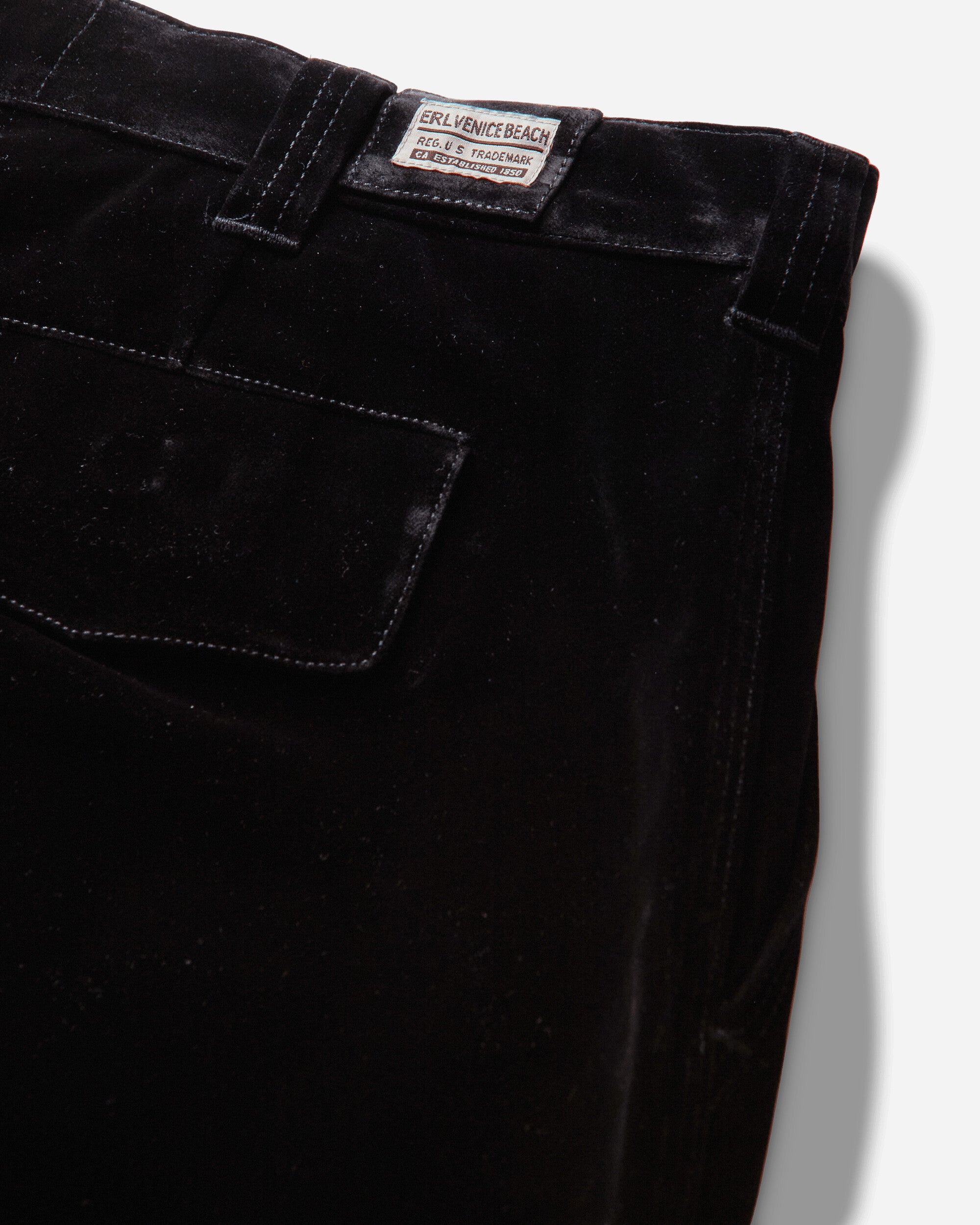 ERL Flocked Denim Chino Pants Woven BLACK Pants Chinos ERL13P016 1