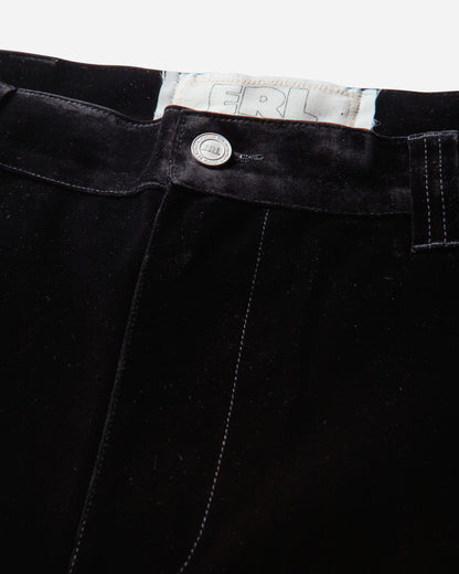 ERL Flocked Denim Chino Pants Woven BLACK Pants Chinos ERL13P016 1