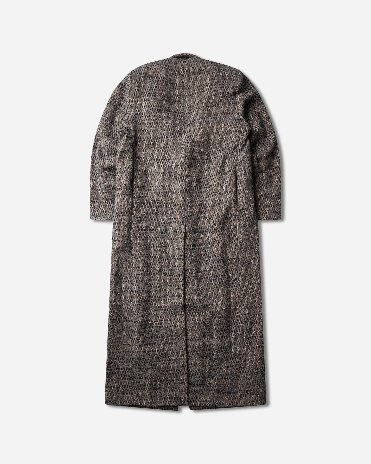 ERL Textured Wool Overcoat Woven GRAY Coats and Jackets Coats ERL13C001 1