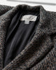 ERL Textured Wool Overcoat Woven GRAY Coats and Jackets Coats ERL13C001 1