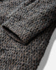 ERL Textured Wool Overcoat Woven GRAY Coats and Jackets Coats ERL13C001 1