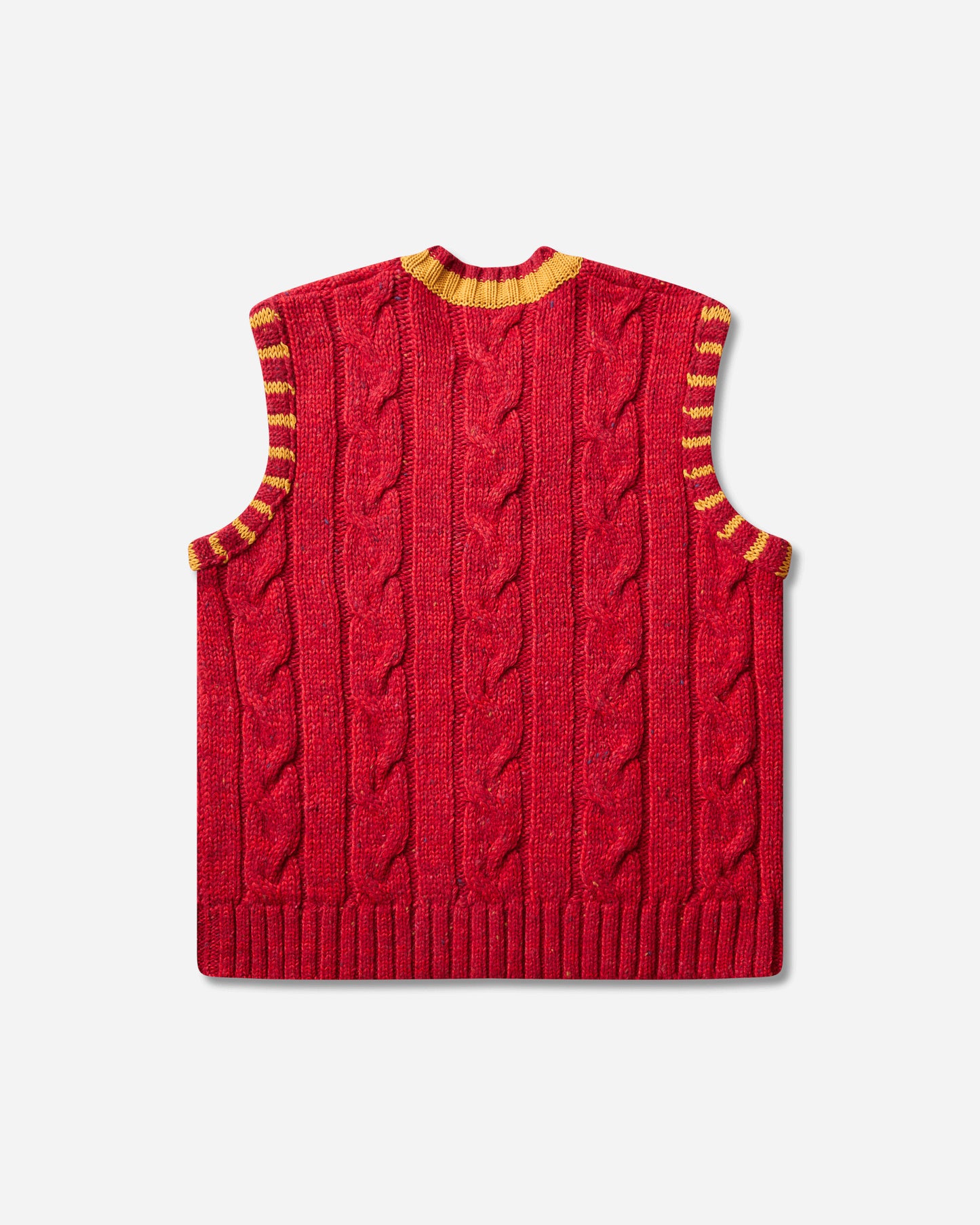 ERL Cable Knit Vest Knit RED Knitwears Gilets ERL13N013 1