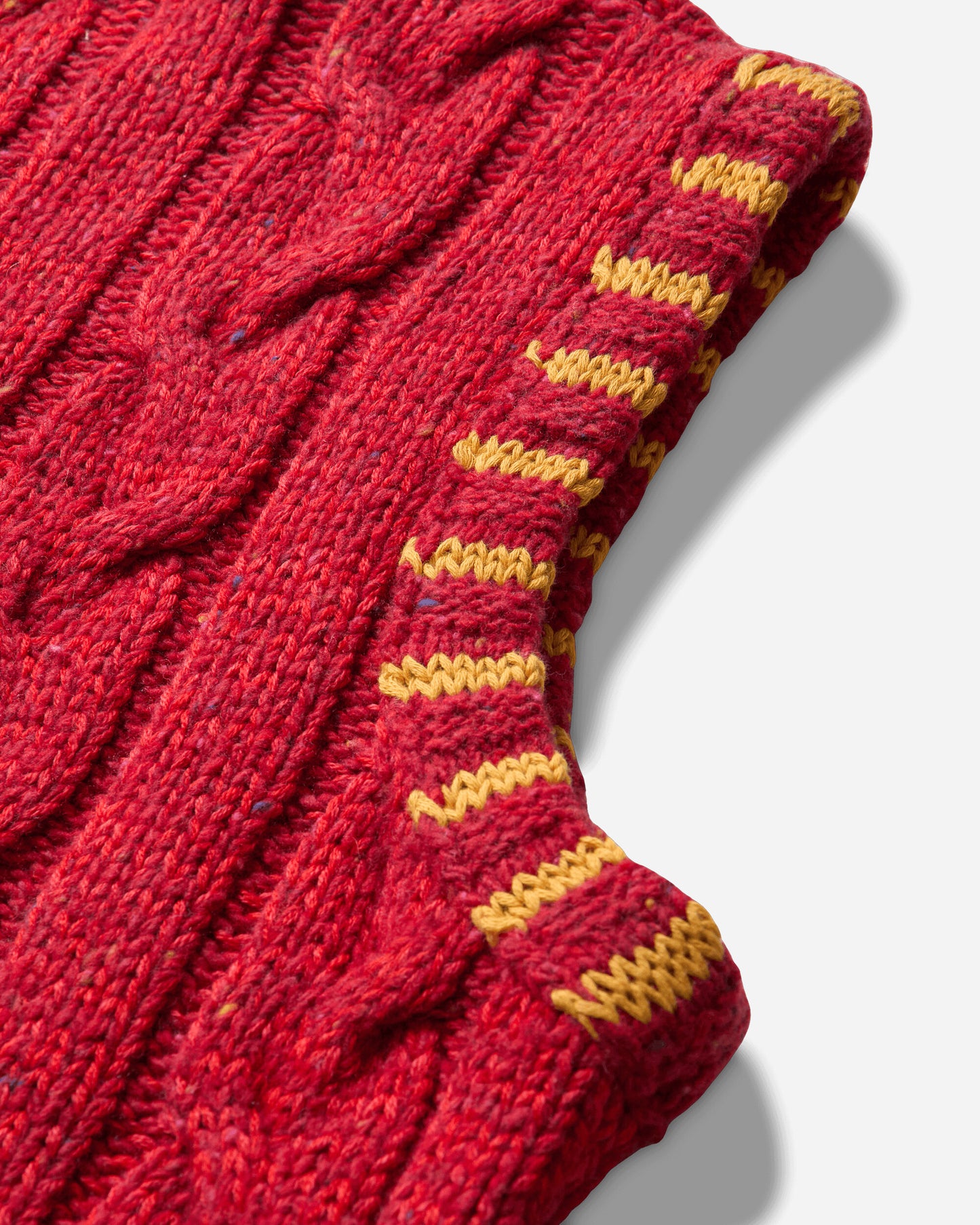 ERL Cable Knit Vest Knit RED Knitwears Gilets ERL13N013 1
