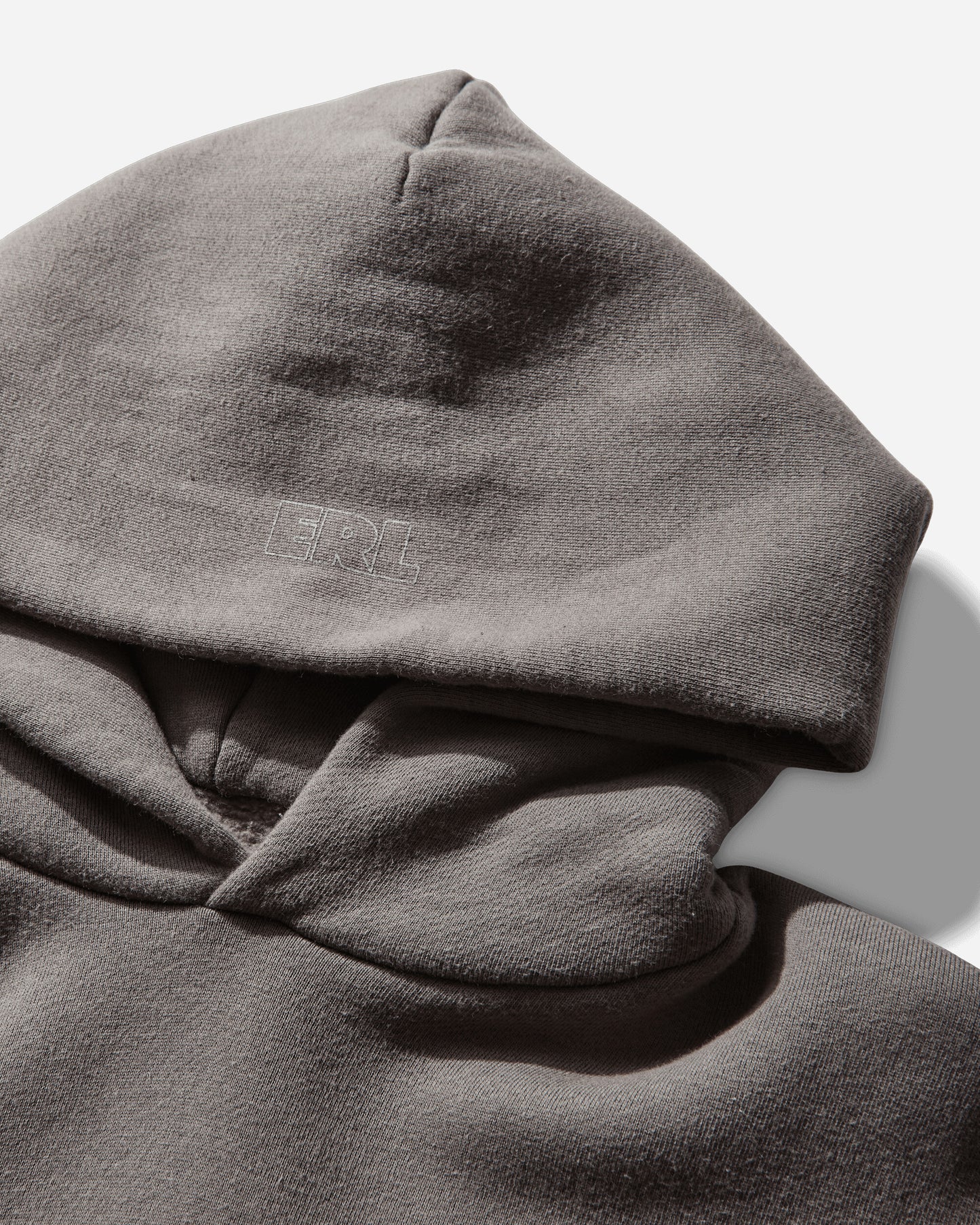 ERL Unisex Heathered Hoodie Knit Taupe Sweatshirts Hoodies ERL12T021 1