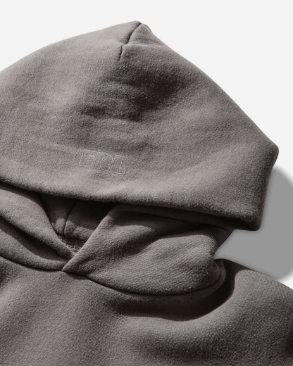 ERL Unisex Heathered Hoodie Knit Taupe Sweatshirts Hoodies ERL12T021 1