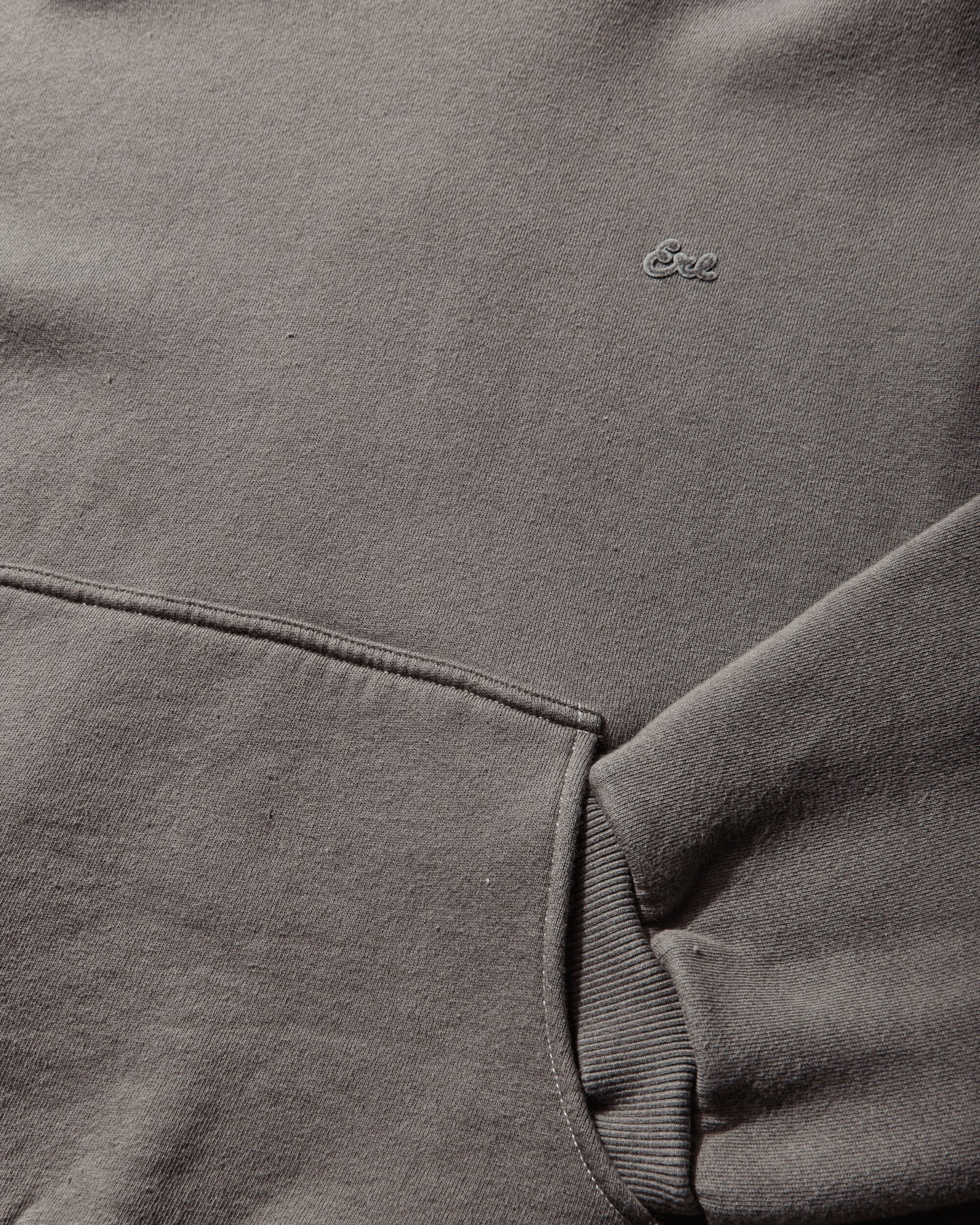 ERL Unisex Heathered Hoodie Knit Taupe Sweatshirts Hoodies ERL12T021 1