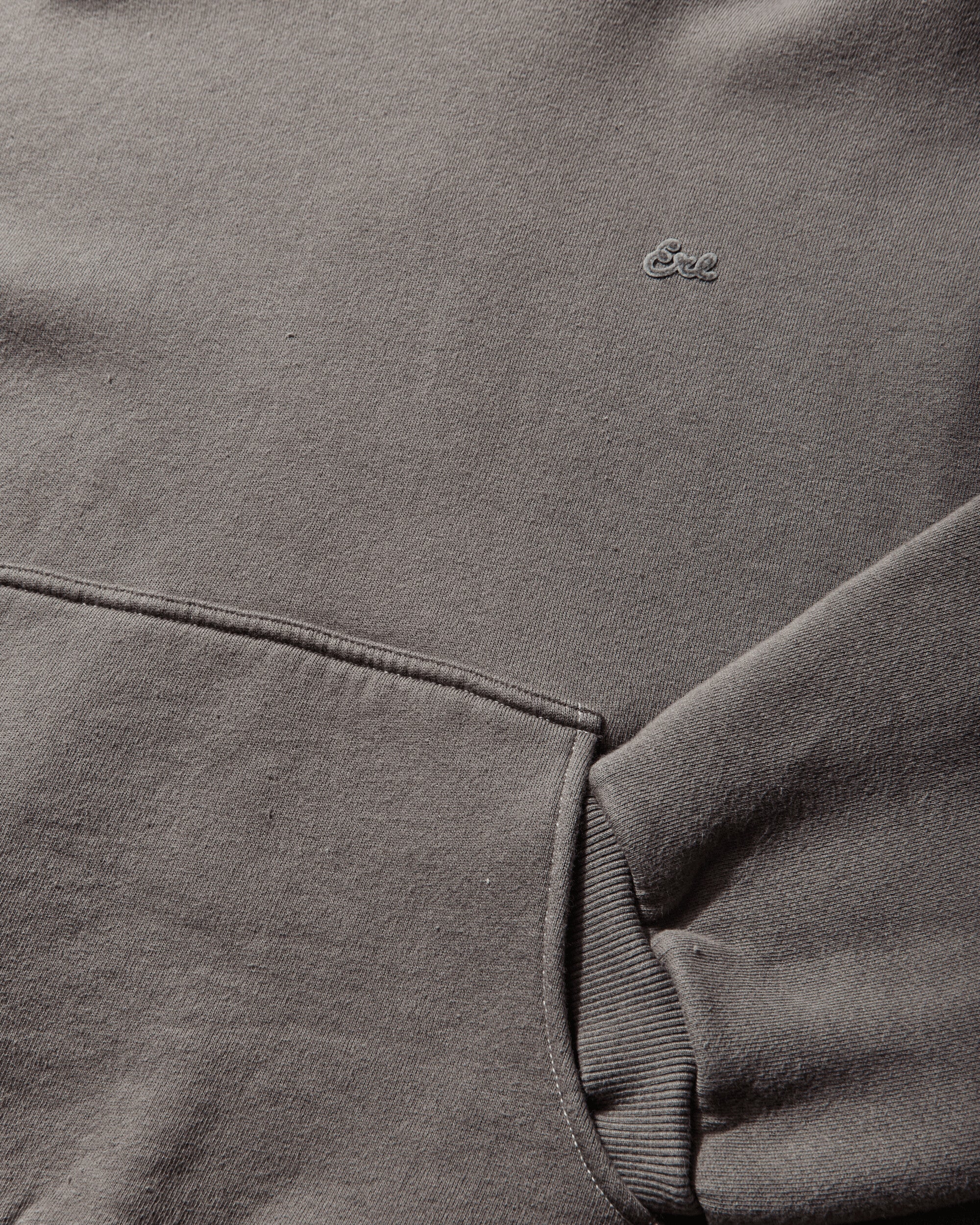 ERL Unisex Heathered Hoodie Knit Taupe Sweatshirts Hoodies ERL12T021 1