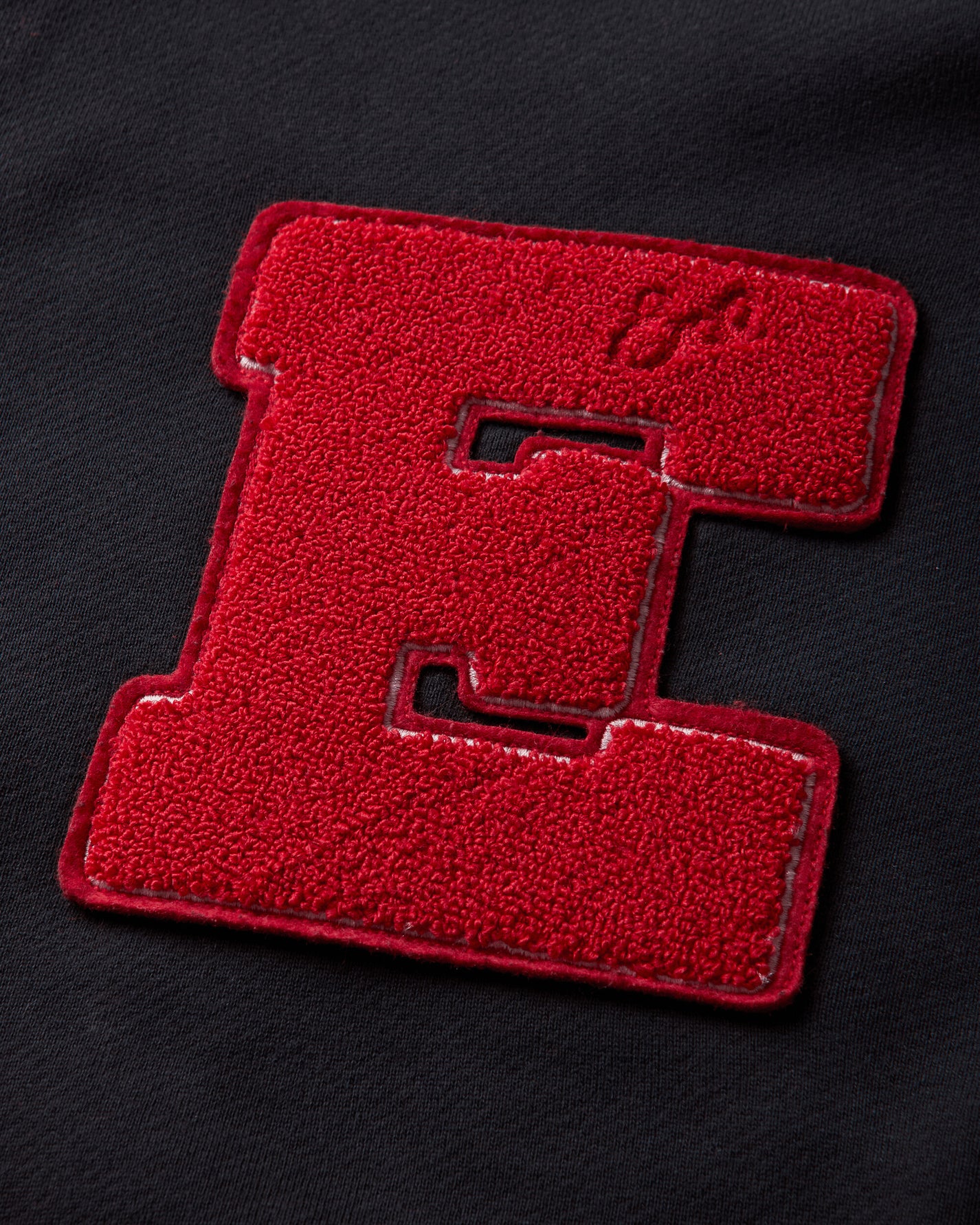 ERL Varsity Hoodie Knit BLACK RED Sweatshirts Hoodies ERL13T020 1