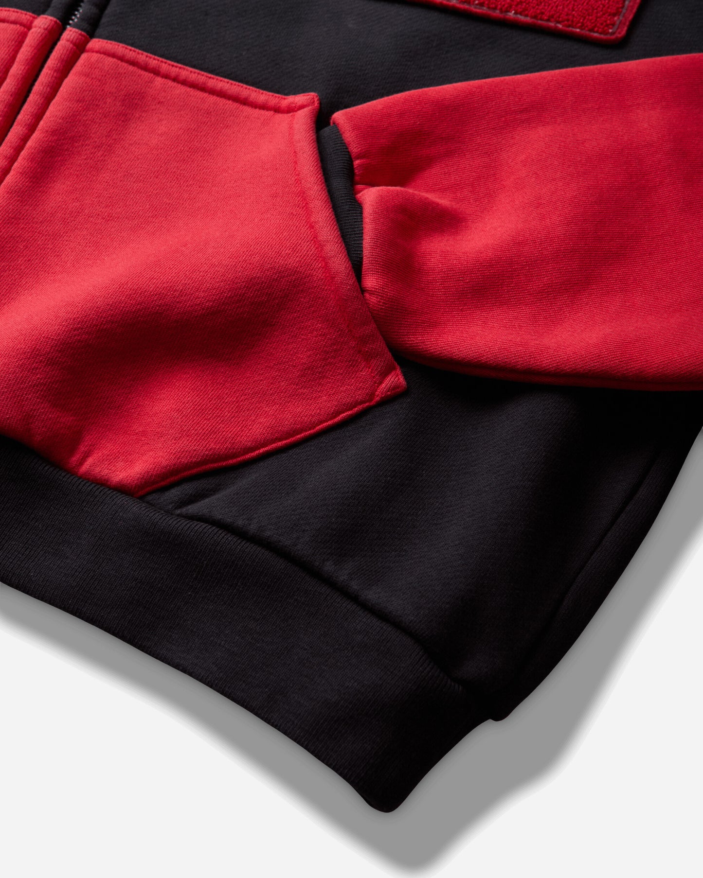 ERL Varsity Hoodie Knit BLACK RED Sweatshirts Hoodies ERL13T020 1