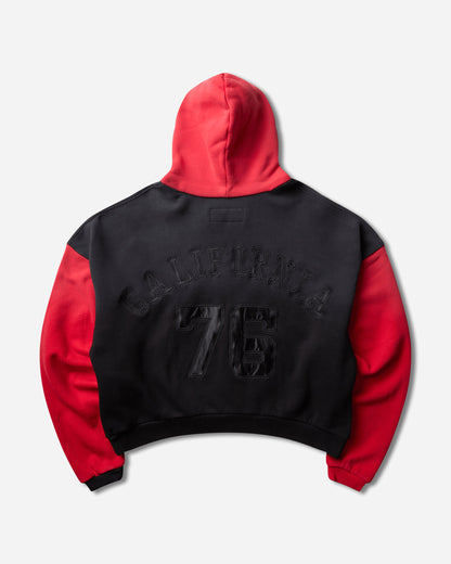 ERL Varsity Hoodie Knit BLACK RED Sweatshirts Hoodies ERL13T020 1