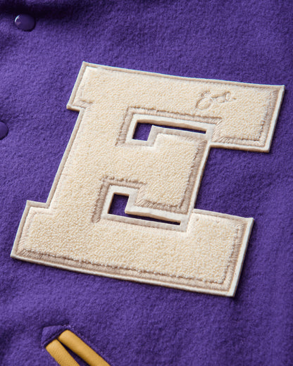 ERL Varsity Jacket Woven PURPLE Coats and Jackets Jackets ERL13J001 2