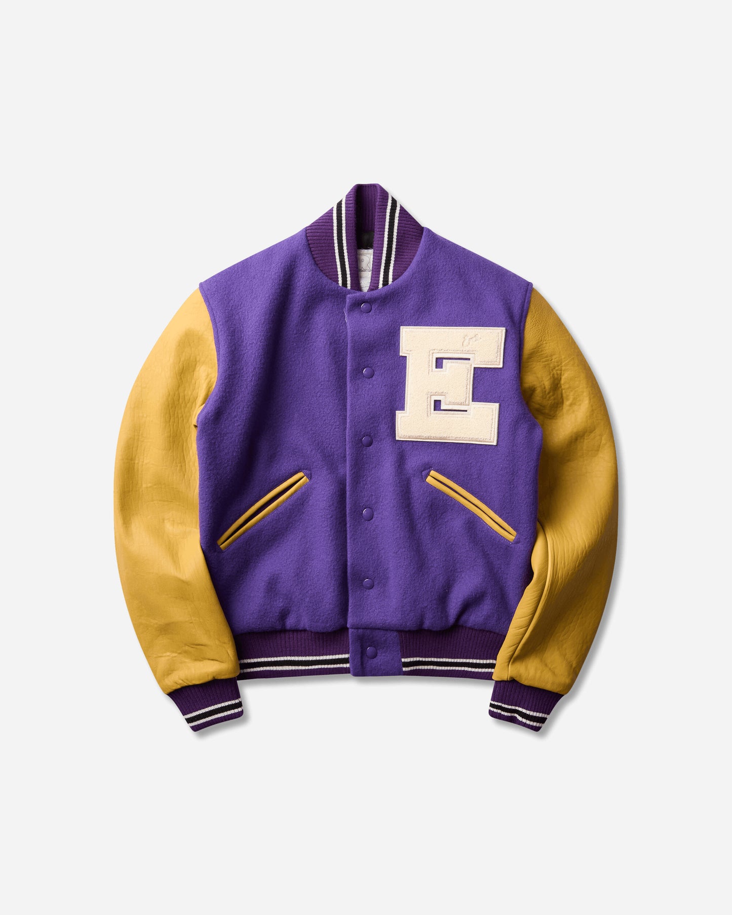 ERL Varsity Jacket Woven PURPLE Coats and Jackets Jackets ERL13J001 2