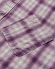 ERL Unisex Purple Plaid Overshirt Woven Couleur 1 Shirts Overshirt ERL11B003 1