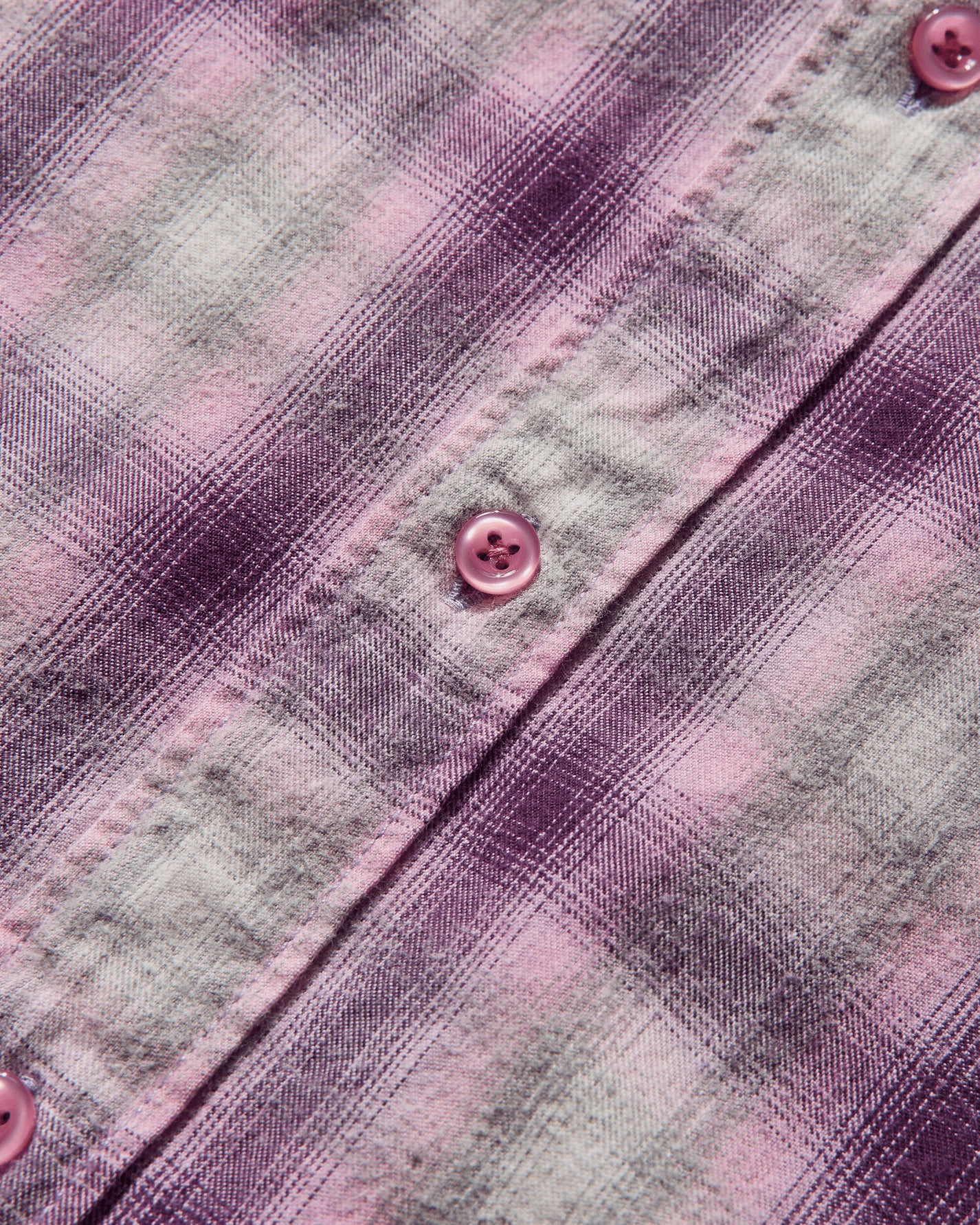 ERL Unisex Purple Plaid Overshirt Woven Couleur 1 Shirts Overshirt ERL11B003 1