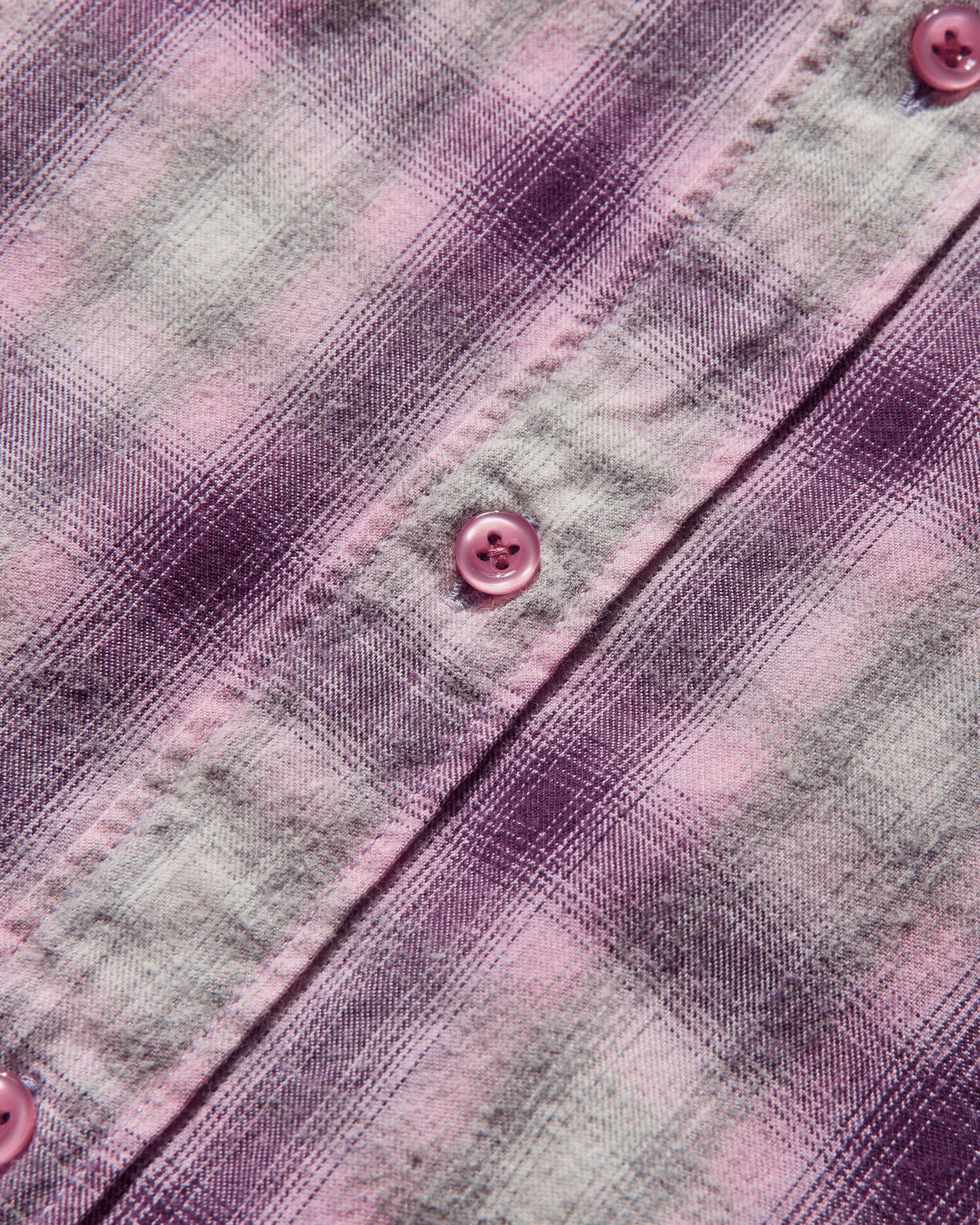 ERL Unisex Purple Plaid Overshirt Woven Couleur 1 Shirts Overshirt ERL11B003 1