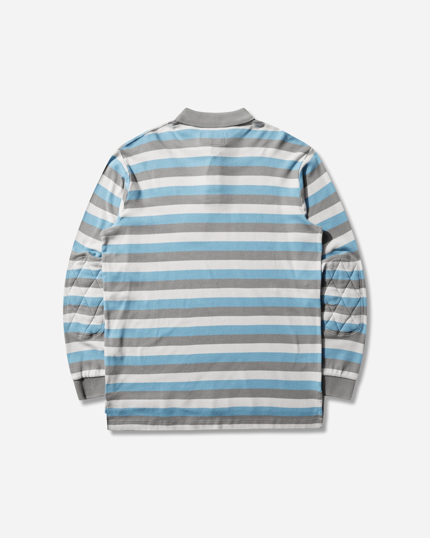 ERL Unisex Striped Long Sleeve Polo Knit Stripe  T-Shirts Polo ERL12T011 1