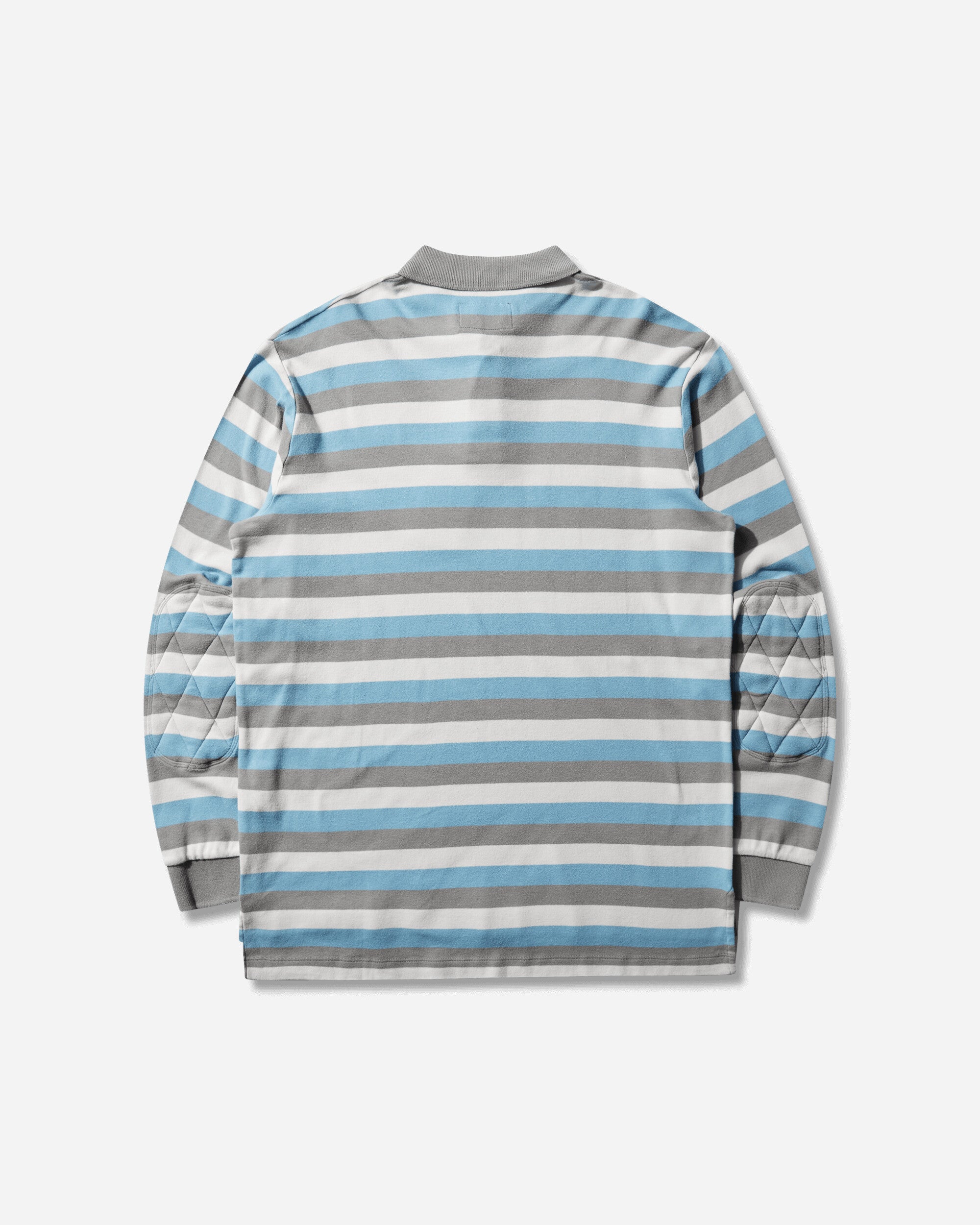 ERL Unisex Striped Long Sleeve Polo Knit Stripe  T-Shirts Polo ERL12T011 1