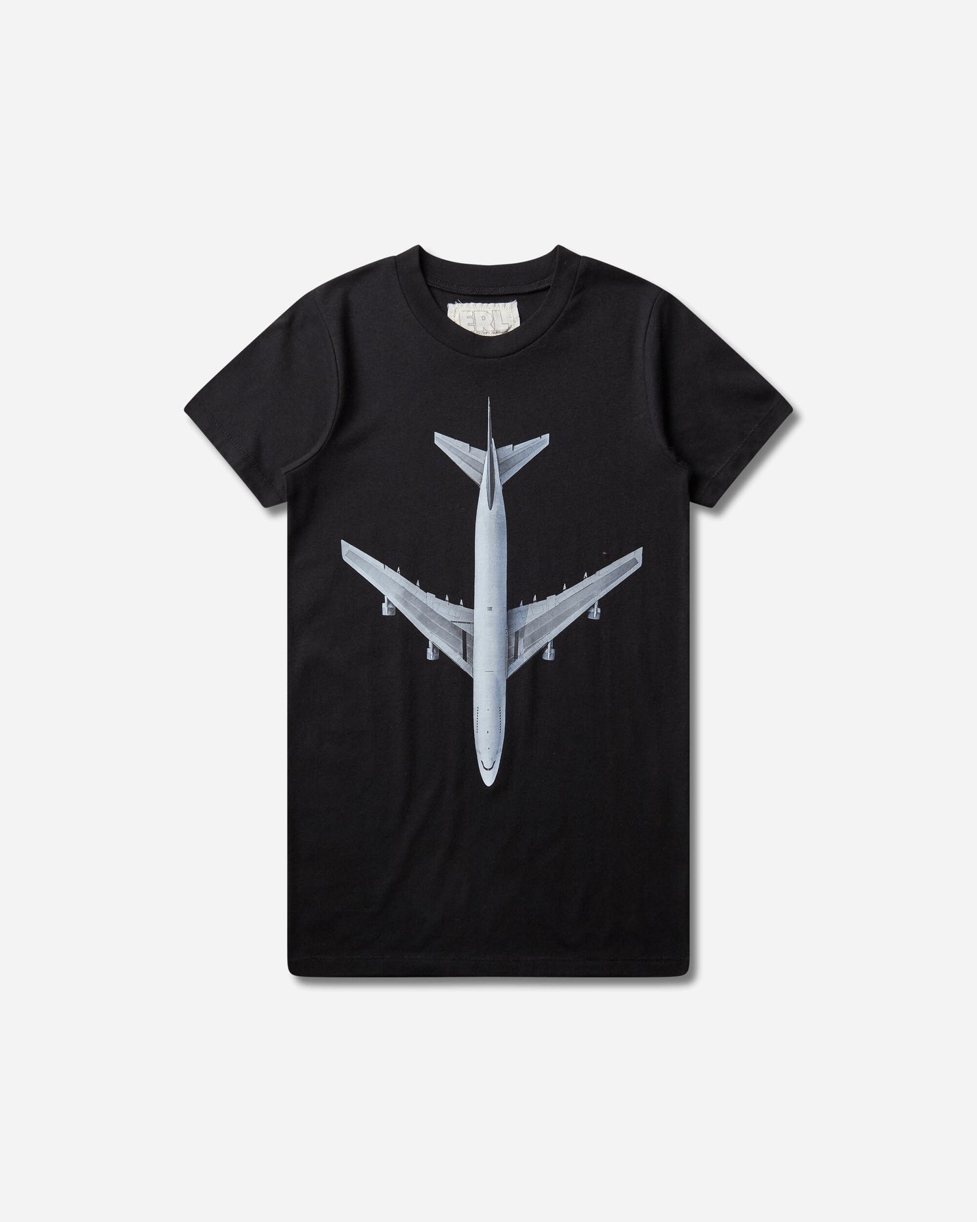 ERL Plane Tee Knit BLACK T-Shirts Shortsleeve ERL13T002 1