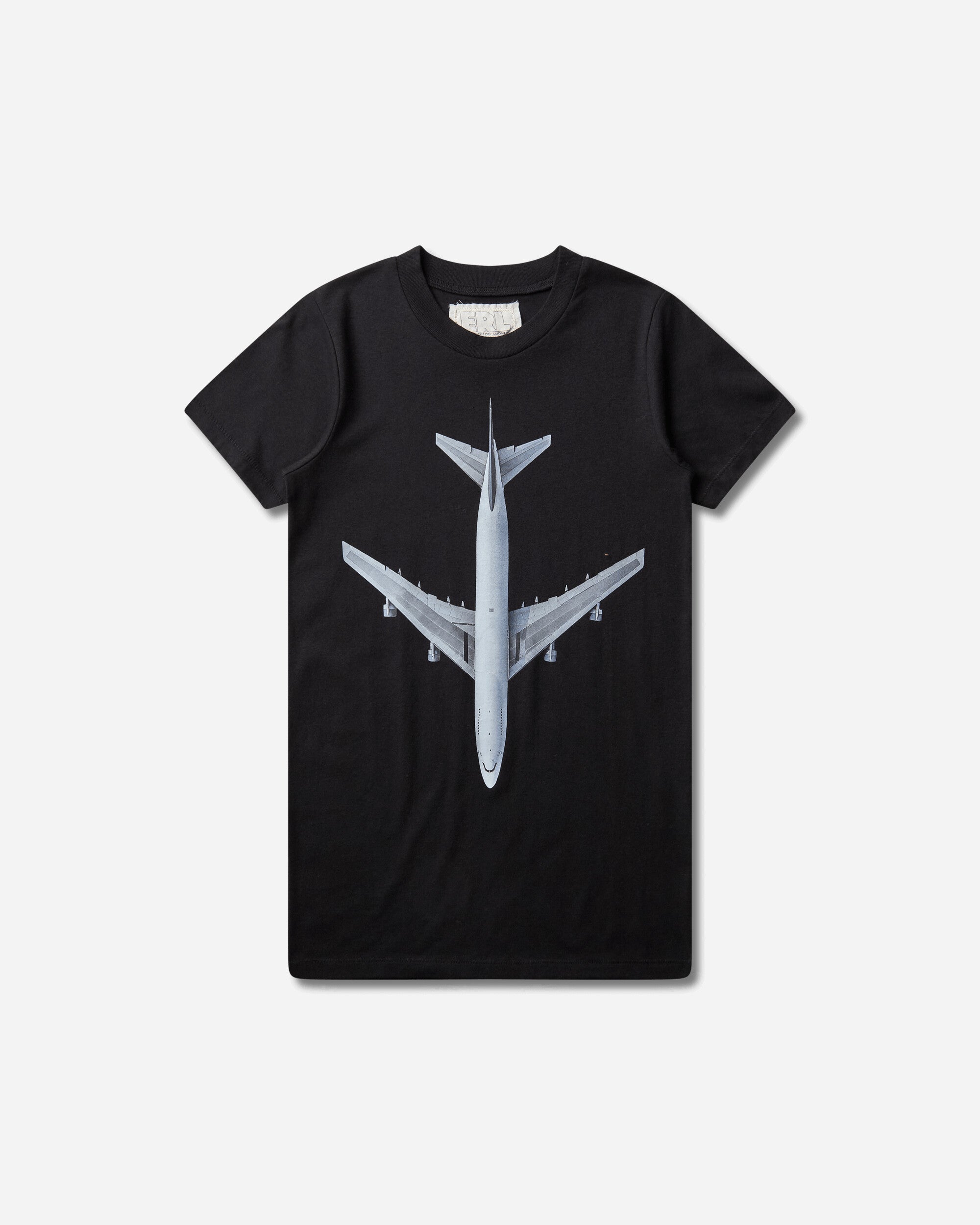 ERL Plane Tee Knit BLACK T-Shirts Shortsleeve ERL13T002 1