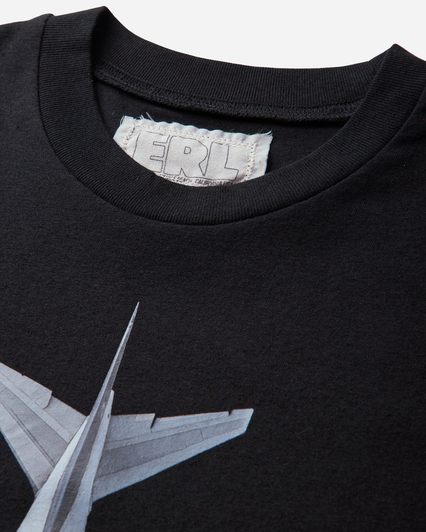 ERL Plane Tee Knit BLACK T-Shirts Shortsleeve ERL13T002 1