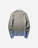 ERL Unisex Thin Gradient Polo Knit Grey Blue Knitwears Sweaters ERL12N015 1