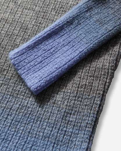 ERL Unisex Thin Gradient Polo Knit Grey Blue Knitwears Sweaters ERL12N015 1