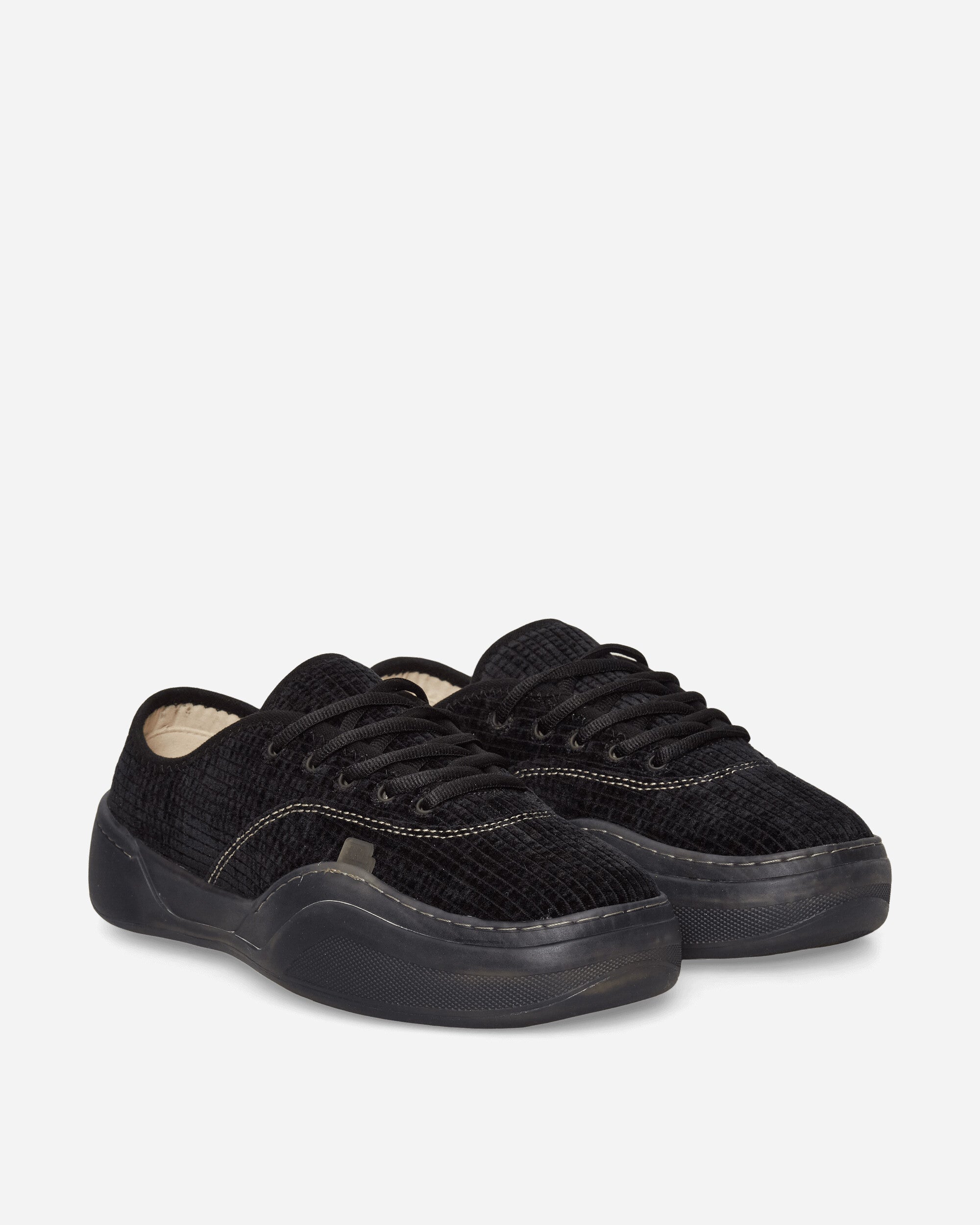 ERL Unisex Corduroy Coupe Sneakers Dark Black Sneakers Low ERL11SH06 1