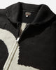 Evisu Ej Cotton Blend Cowichan Cardigan Jacket Black Knitwears Cardigans 2ESEJM6CN6014 BLKX