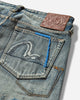 Evisu Ht, 7-Pocked Washed Jeans W/ Emb. Seagull Indigo Pants Denim 2EAHTM5JE1050 INDIGO