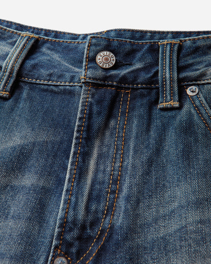 Evisu Ej Pink Daikoku Ripped Jeans Mid Tone Indigo Pants Denim 2EAEJM6JE6012 INDM