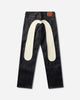 Evisu Ht 2000 Daicock Printed Jeans  White Raw Indigo Pants Denim 2ESHTM2JE9100 INDX