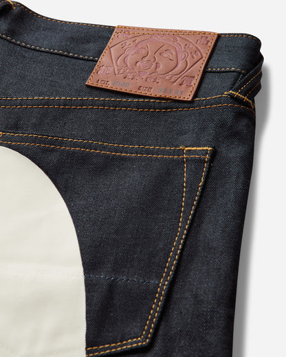 Evisu Ht 2000 Daicock Printed Jeans  White Raw Indigo Pants Denim 2ESHTM2JE9100 INDX