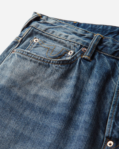 Evisu Ht Multi-Pocket Patched Daicock Jeans Mid Tone Indigo Pants Denim 2EAHTM6JE1016 INDM