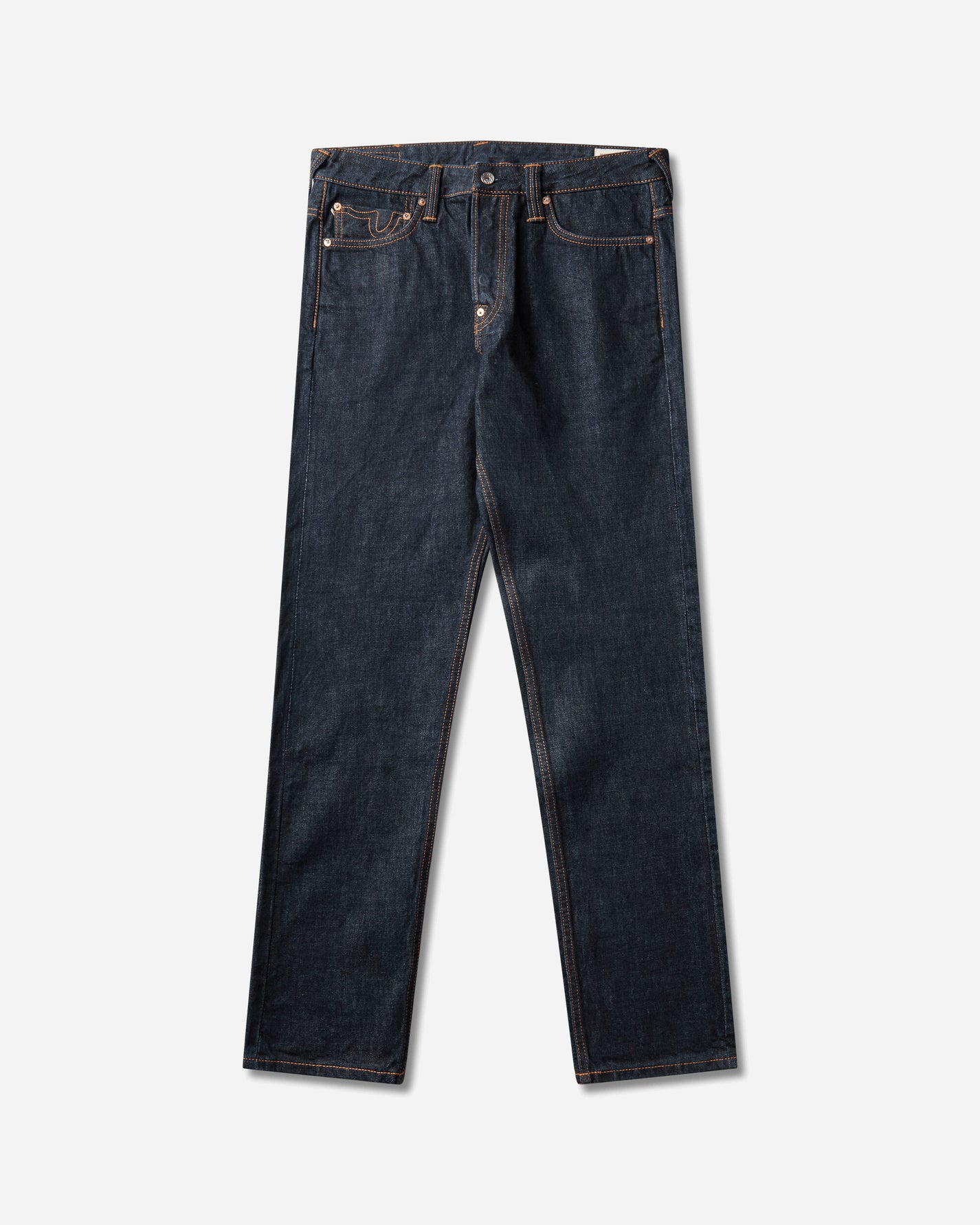 Evisu Ht Seagull Printed Pocket Selvedge Jeans Raw Indigo Pants Denim 2EAHTM6JE1001 INDX