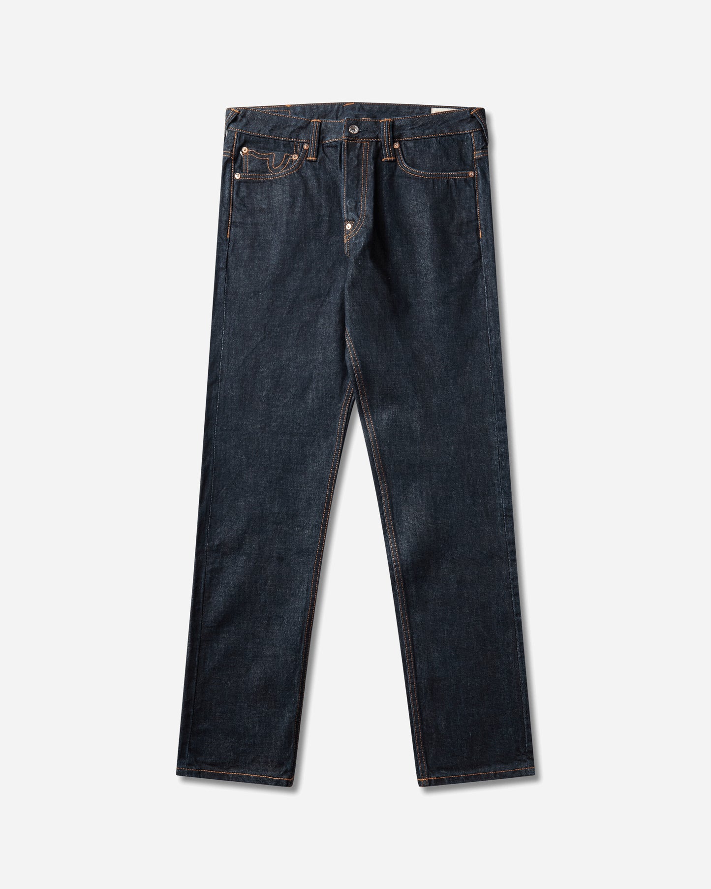 Evisu Ht Seagull Printed Pocket Selvedge Jeans Raw Indigo Pants Denim 2EAHTM6JE1001 INDX