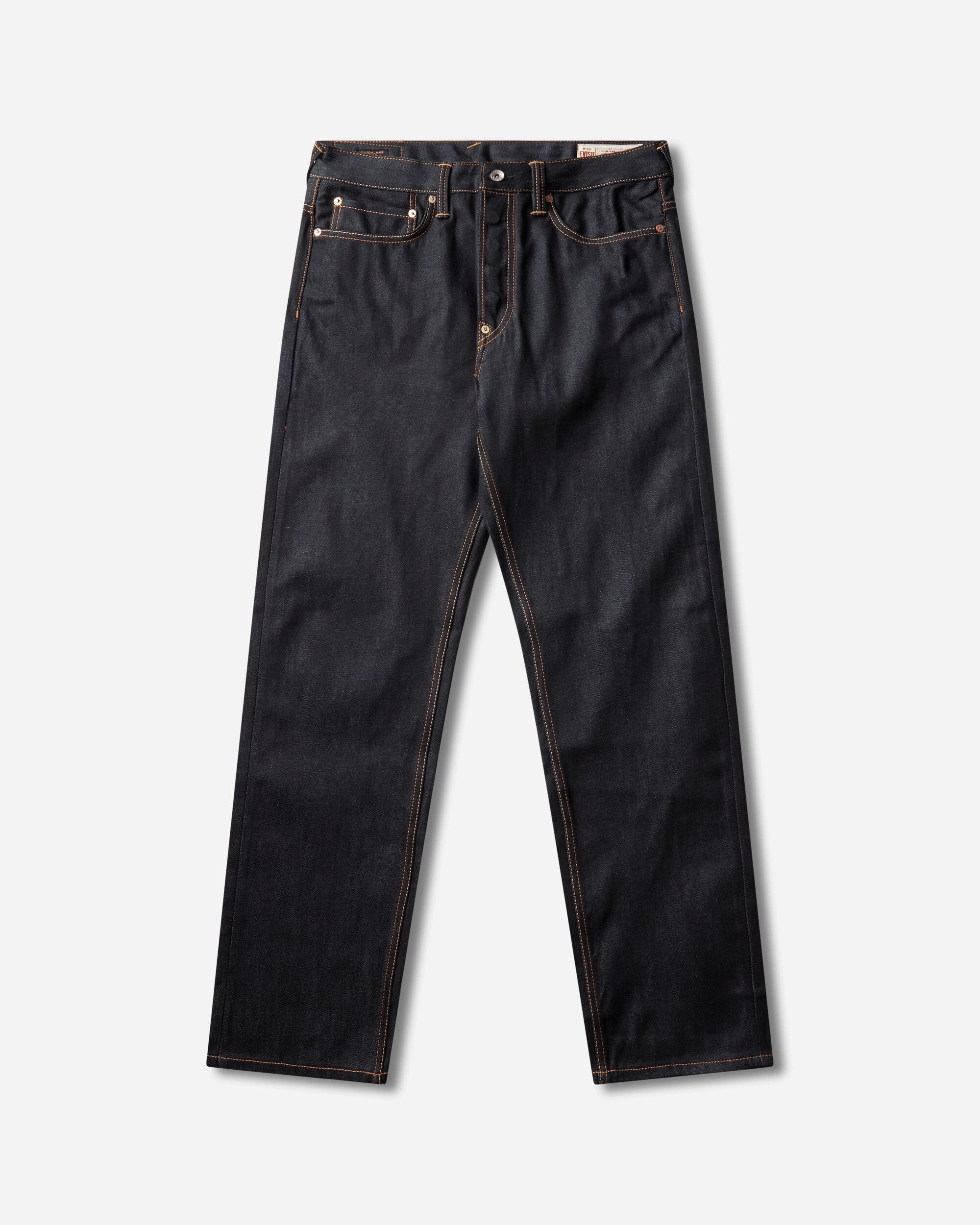 Evisu Ht White Seagull Printed Pocket Jeans Raw Indigo Pants Denim 2EAHTM5JE1233 INDX