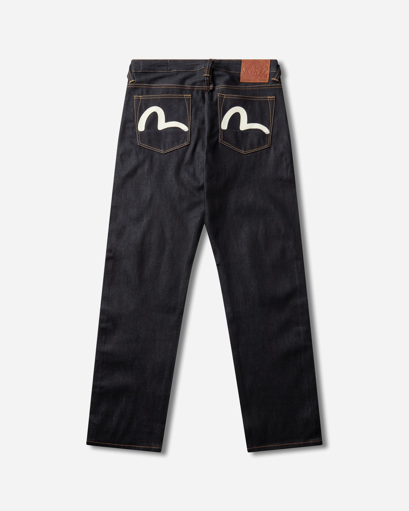 Evisu Ht White Seagull Printed Pocket Jeans Raw Indigo Pants Denim 2EAHTM5JE1233 INDX