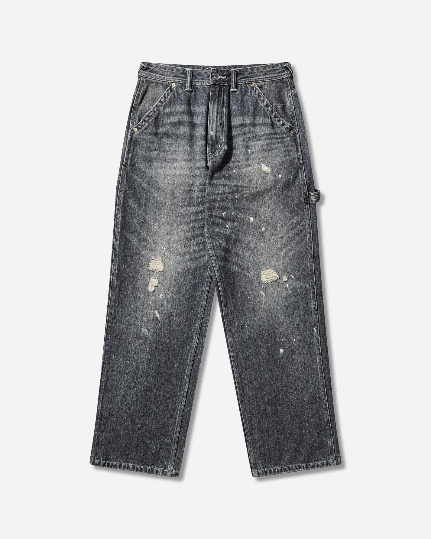 Evisu Vintage Patchwork Denim Grey Pants Denim 2EAEJM5JE6109 GREY