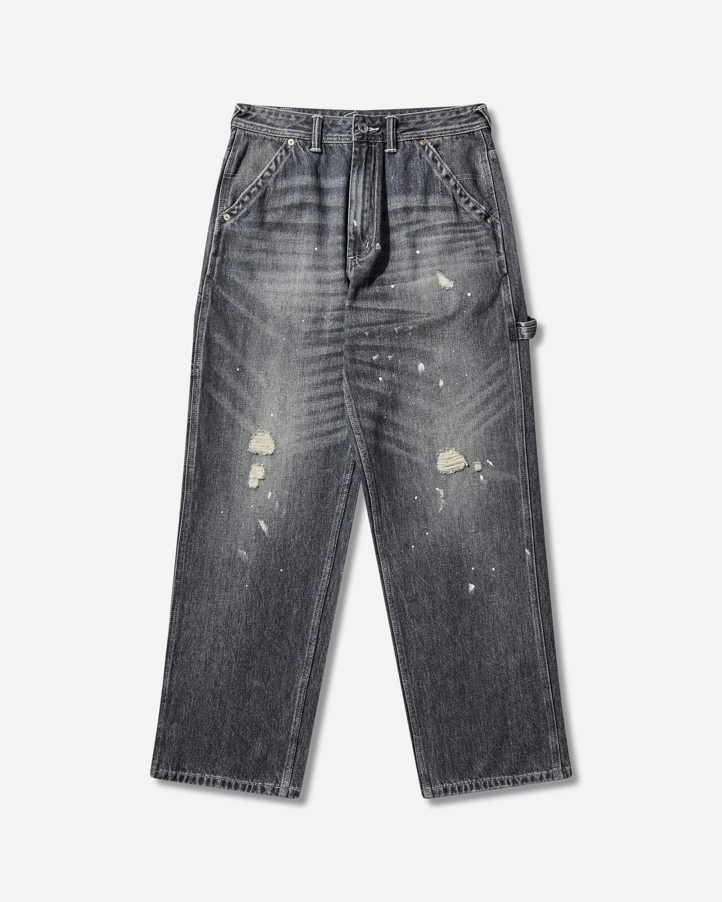 Evisu Vintage Patchwork Denim Grey Pants Denim 2EAEJM5JE6109 GREY